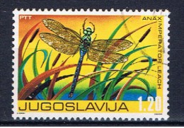 YU+ Jugoslawien 1976 Mi 1640 Libelle - Used Stamps