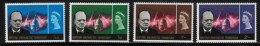 BRITISH ANTARCTIC TERRITORY 1966 CHURCHILL COMMEMORATION SET OF 4 NHM - Unused Stamps