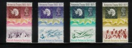 BRITISH ANTARCTIC TERRITORY 1971 10TH ANNIV ANTARCTIC TREATY SET OF 4 NHM - Nuevos