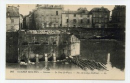 CP , MILITARIA , GUERRE 1914-1918 , SOISSONS , Le Pont Saint-Waast - Weltkrieg 1914-18