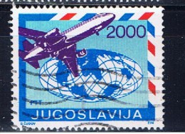 YU+ Jugoslawien 1988 Mi 2296 Flugzeug - Used Stamps