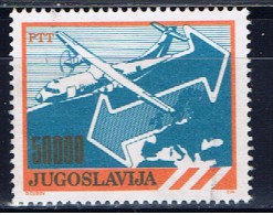 YU+ Jugoslawien 1990 Mi 2384 Postdienst - Used Stamps