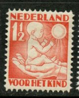 Netherlands 1930 1 1/2 + 1 1/2c  Spring Semi Postal Issue #B44 MH - Ungebraucht