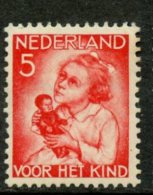 Netherlands 1934 5 + 3c Poor Child Semi Postal Issue #B74 MH - Ungebraucht