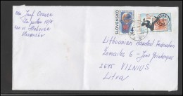 SLOVAKIA Brief Postal History Cover SK 015 First Stamp Basketball - Cartas & Documentos