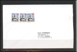 SLOVAKIA Brief Postal History Cover SK 019 Coat Of Arms Banska Bystrica City Church - Covers & Documents