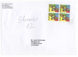 SLOVAKIA Brief Postal History Cover SK 021 Children Painting - Briefe U. Dokumente