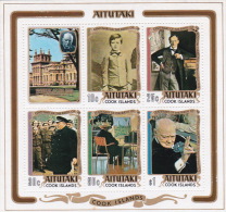 Aitutaki 1974 Churchill Souvenir Sheet MNH - Aitutaki