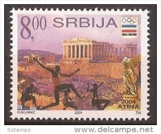 2004  148    SPORT  SERBIA SRBIJA SERBIEN GRIECHENLAND OLYMPISCHE SPIELEN ATHEN    MNH - Sommer 2004: Athen