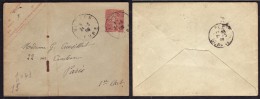 Entier Postal - Semeuse YT 129 - De Vernon à Paris - Cachets - Standard Covers & Stamped On Demand (before 1995)