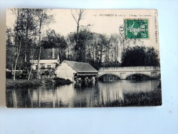 Carte Postale Ancienne : VILLEMEUX : L' Eure , Les Lavoirs - Villemeux-sur-Eure