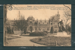 SOIGNIES: La Gare Et Statue Du Travail De La Pierre, Gelopen Postkaart (GA16347) - Soignies