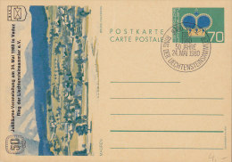 Liechtenstein Postal Stationery Ganzsache Entier Jubiläums-Veranstaltung VADUZ 1980 - Postwaardestukken