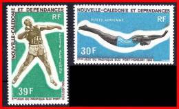 NEW CALEDONIA 1969 SPORTS SC#C66-67 MNH CV$14.00 - Nuevos