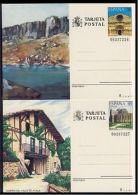 ESPAÑA TARJETA ENTERO POSTAL - AÑO 1989 COMPLETO - Nº 147/148 - TURISMO - 1931-....