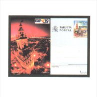 ESPAÑA TARJETA ENTERO POSTAL - AÑO 1992 COMPLETO - Nº 154 - EXPOSICION UNIVERSA - 1931-....