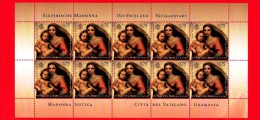 Nuovo - VATICANO - 2012 - 500 Anni Della Madonna Sistina   - 0,75 € • Foglio Intero - Neufs