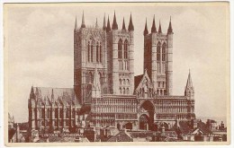 Lincoln Cathedral Used Postcard, 1948, - Lincoln