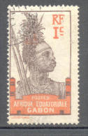 Gabun Gabonaise 1910 - Michel 49 O - Gebraucht