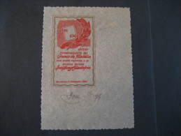 JOSE MONGE 1944 Gremio Filatelia De Barcelona Firma 50 Aniversario Filatelia Spain - Ensayos & Reimpresiones