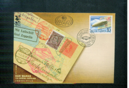 Jugoslawien / Yugoslavia /Yougoslavie 2000  100 Jahre / Years Zeppelin FDC - Brieven En Documenten