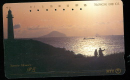 Télécarte NTT - Phare - 291-184 - Vuurtorens