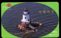 Télécarte China Unicom - Phare - Leuchttürme