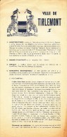 TIENEN /TIRLEMONT :Folder Ville De TIrlemont-1955 - Oud
