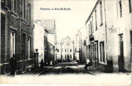 BRABAN 2 CP Perwez Rue De La Station  1905   Rue St Roch '11 - Perwez