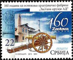 Serbia - 2013 - 160th Anniversary Of Zastava Kragujevac Arms Factory - Mint Stamp - Serbia