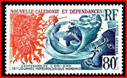 NEW CALEDONIA  1973 METEOROLOGY DAY / WEATHER SATELLITE SC#C101 MNH CV$8.00 - Sammlungen