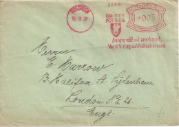 Germany (Possneck 16.9.31) Briefumschlag (O.G.Vogel) - Maschinenstempel (EMA)