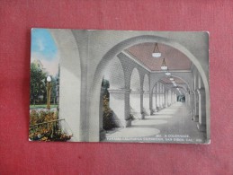 - California> San Diego  -- Panama  California Exposition  1915  - A Colonnade  Ref 1483 - San Diego