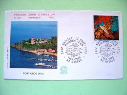 France 1978 FDC Cover - Port-Cros Aquatic Park - Fish - Coral - Harbor - Lettres & Documents