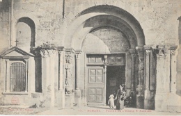 Romans-sur-Isère - Porche De L'Eglise St Saint-Barnard, Collégiale - Carte P.P. Animée, Non Circulée - Romans Sur Isere