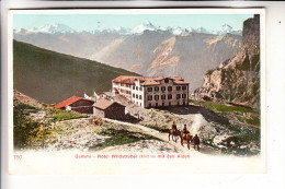 CH 3954 LEUKERBAD VS, Gemmi, Hotel Wildstrubel, 1900 - Loèche-les-Bains