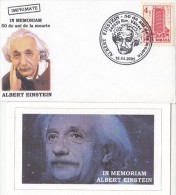 505- ALBERT EINSTEIN, SCIENTIST, SPECIAL LILIPUT COVER+ LILIPUT POSTCARD, 2005, ROMANIA - Albert Einstein