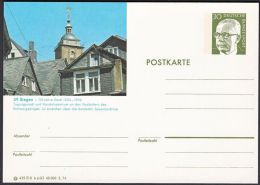 Germany 1974, Illustrated Postal Stationery "Siegen", Ref.bbzg - Cartoline Illustrate - Nuovi