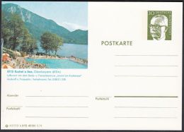 Germany 1974, Illustrated Postal Stationery "Kochel", Ref.bbzg - Illustrated Postcards - Mint