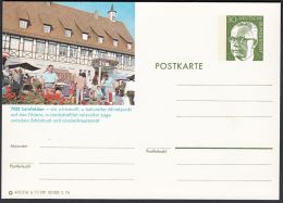 Germany 1974, Illustrated Postal Stationery "Leinfelden", Ref.bbzg - Illustrated Postcards - Mint