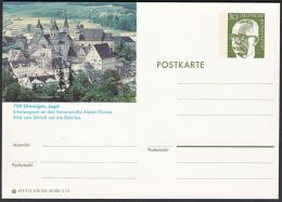 Germany 1974, Illustrated Postal Stationery "Ellwangen", Ref.bbzg - Cartoline Illustrate - Nuovi