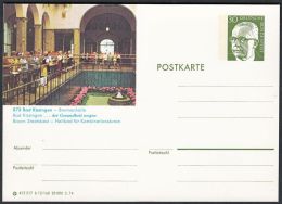 Germany 1974, Illustrated Postal Stationery "Bad Kissingen", Ref.bbzg - Illustrated Postcards - Mint