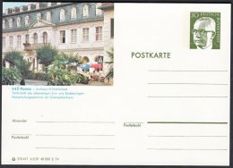 Germany 1974, Illustrated Postal Stationery "Hanau", Ref.bbzg - Cartoline Illustrate - Nuovi