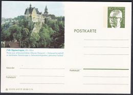 Germany 1974, Illustrated Postal Stationery "Sigmaringen", Ref.bbzg - Illustrated Postcards - Mint