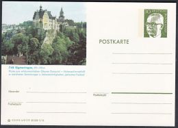 Germany 1974, Illustrated Postal Stationery "Sigmaringen", Ref.bbzg - Cartes Postales Illustrées - Neuves