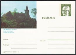 Germany 1974, Illustrated Postal Stationery "Castle In Witten", Ref.bbzg - Geïllustreerde Postkaarten - Ongebruikt
