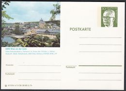 Germany 1974, Illustrated Postal Stationery "Deiz An Der Lahn", Ref.bbzg - Cartes Postales Illustrées - Neuves