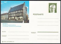 Germany 1974, Illustrated Postal Stationery "Hanau", Ref.bbzg - Geïllustreerde Postkaarten - Ongebruikt