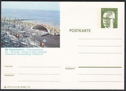 Germany 1974, Illustrated Postal Stationery "Westerland", Ref.bbzg - Cartes Postales Illustrées - Neuves