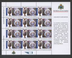 SAN MARINO FOGLIO 2009 12 FRANCOBOLLI € 0,36 CERAMISTI SAMMARINESI MNH** 21 - Nuovi